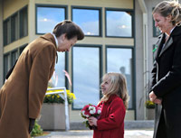 Ashley Logan welcomes Princess Anne to Barrie